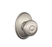 SCHLAGE F10GEO619WKF Bouton de passage g orgien de la collection Wakefield, nickel satin
