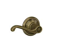 SCHLAGE F10VFLA609 Flair Levier de passage en laiton antique