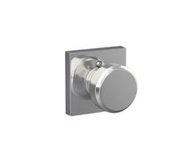 SCHLAGE F170 BWE 625 COL Poignée de porte factice avec garniture Collins Chromé brillant