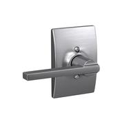 SCHLAGE F170 LAT 626 CEN Century Collection Latitude Decorative Trim Lever, Satin Chrome by Lock Company