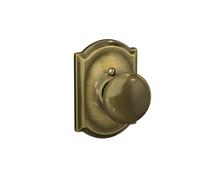 SCHLAGE F170 PLY 609 CAM Camelot Collection Plymouth Bouton décoratif Laiton antique