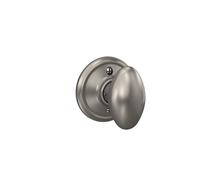 Schlage F170 SIE 619 Sienna Bouton de porte factice non tournant d'un c t , poign e de porte en nickel satin