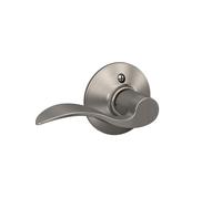 SCHLAGE F170ACC619LH Accent Left Hand Dummy Lever, Satin Nickel by (English Manual)