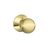 SCHLAGE F170ORB605 Orbit Bouton factice Laiton brillant