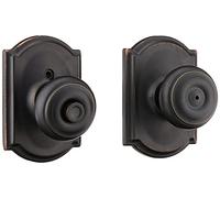 SCHLAGE F40 GEO 716 CAM Camelot Collection Georgian Bouton de confidentialité Bronze vieilli