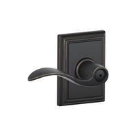 SCHLAGE F40ACC716ADD Addison Collection Accent Levier d'intimité Bronze vieilli