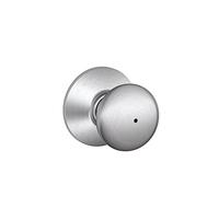 SCHLAGE F40PLY626 Plymouth Privacy Knob, Satin Chrome by (English Manual)