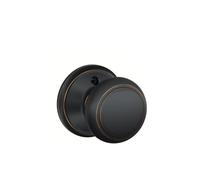 SCHLAGE Lock Company F170AND716 F170 et 716 Andover Bouton de porte factice simple Bronze vieilli