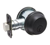 Schlage Lock Company Matte Black Schlage B60N622K4 Single Cylinder Deadbolt 622