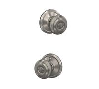 SCHLAGE Lock F10GEO619 Georgian Passage Knobset-SN GEO PASSAGE KNOB BX