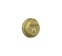 Schlage Schlage Lock Company B60N 608 Pêne dormant monocylindre en laiton satiné