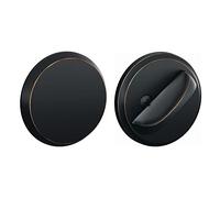 Schlage Schlage Lock Company B81 Pêne dormant résidentiel simple face avec tour de pouce et garniture extérieure Pl, bronze vieilli