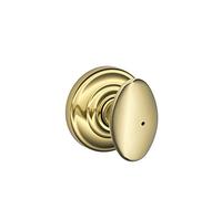 SCHLAGE Siena Bouton de confidentialité Andover Rose Laiton brillant