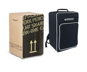 Schlagwerk 2inOne cP404 cajón en bois avec housse noir