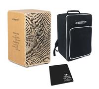 Schlagwerk CP82 - Cajon Rudiments Fingerprint + coussin d'assise Keepdrum et sac de transport