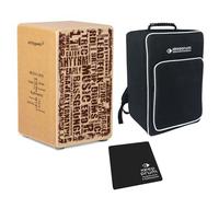 Schlagwerk CP85 Cajón Rudiments Styles + coussin d'assise Keepdrum + sac à dos