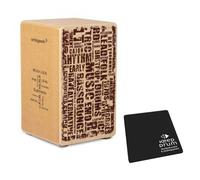 Schlagwerk CP85 Cajon Rudiments Styles Series + coussin d'assise Keepdrum Noir