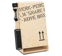 Schlagwerk MB110 Move Box Cajon - Cajon mobile portable - Idéal pour la scène et la marche - Jouable debout et en marche - Avec manche arrière et sangle de transport - Batterie mobile