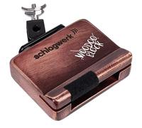 Schlagwerk WOB13 Woodoo Block high - Instrument de musique au design vintage - Pour montage sur tige - Plusieurs variantes sonores - Pour batterie ou cajon - En bois - Fabriqué en Allemagne