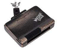 Schlagwerk WOB17 Woodoo Block Low - Instrument de musique au design vintage - Pour montage sur tige - Plusieurs variantes sonores - Pour batterie ou cajon - En bois - Fabriqué en Allemagne