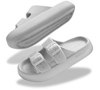 SCHLAPPY™ Original Belt, chaussures de bain pour homme et femme, 100 % sans plastique, imperméables et antidérapantes, gris, 38/39 EU