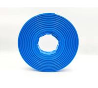 Schlauchmeister24 - Tuyau plat en PVC - Pour pompe industrielle - Bleu - Ø 100mm | 4 Zoll - 20 m - 4 bar / 12 bar - Sécurité 3:1 - -5°C à +65°C