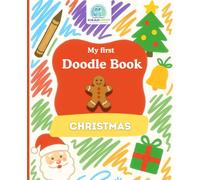 SchlaueKinder Doodle Book Christmas for Ages 1 and Up: Soft and simple Christmas illustrations | Perfect for first doodles, experiencing the holiday season, and nurturing early creativity