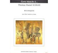 Partitions classique LEMOINE SCHLEE THOMAS DANIEL - BUCOLIQUES - FLUTE, HAUTBOIS, HARPE Musique de chambre