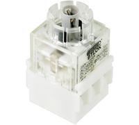 Schlegel BTLO5K Elément de contact avec douille de lampe 2 NF à impulsion 250 V 1 pc., Bouton + interrupteur