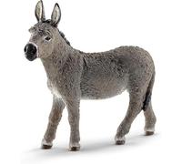 Schleich Figurine Âne 13772 Farm World, dès 3 ans, 9,3 x 3,8 x 9,7 cm, Gris
