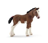 Figurine Poulain Clydesdale SCHLEICH - Jouet éducatif de valeur pour enfants de 3 à 8 ans