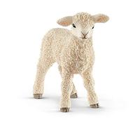 Schleich Figurine Agneau 13883 – Farm World – dès 3 ans – 5,1 x 2,3 x 4,7 cm