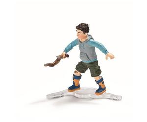 Schleich - 13904 - Figurine - Garçon avec Une Branche