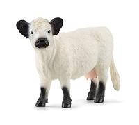 Schleich 13960 Vache Galloway, dès 3 Ans, Farm World - Figurine, 4 x 13 x 9 cm