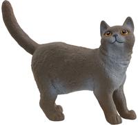 SCHLEICH 13973 Chat britannique à poil court, dès 3 ans, Farm World - Figurine de jeu