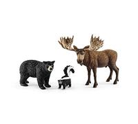 Schleich - 41456 - Habitants de La Forêt Amérique du Nord