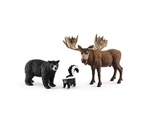 Schleich - 41456 - Habitants de La Forêt Amérique du Nord