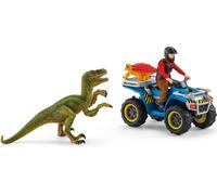 Schleich 41466 Schleich Dinosaurs 41466 Flucht auf Quad vor Velociraptor