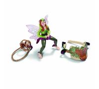 Schleich - 42098 - Figurine - Set Équitation Elfe des Bois - Mai New