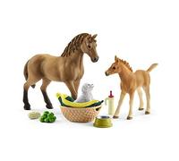 Schleich 42432 Les Soins pour Bébé Animaux d'Horse Club Sarah, dès 5 Ans, Horse Club - Coffret, 19 x 6,6 x 15 cm