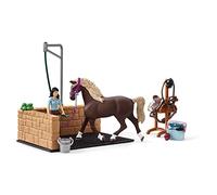 Schleich 42438 Box de Lavage pour Chevaux avec Emily & Luna (Horse Club)