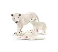 Schleich 42505 Lionne avec bébés, dès 3 ans, Wild Life - coffret, 13,6 x 5,8 x 19,2 cm