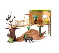 Schleich 42507 Station d'aventures Sauvages, dès 3 Ans, Wild Life - Coffret, 40 x 34.5 x 10.5 cm
