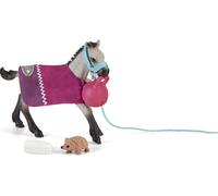 Schleich 42534 Jouer avec un poulain nouvelle version 42534