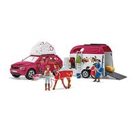 Schleich Horse Club - Aventure avec voiture et remorque à chevaux, Jeu véhicule
