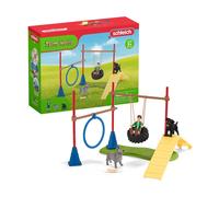 Schleich 42536 Divertissement pour Chiens, dès 3 Ans, Farm World - Coffret, 19 x