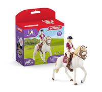 Figurine Cavalière Sofia et Blossom, coffret schleich avec 10 éléments inclus dont 1 cheval schleich andalou et sa cavalière, coffret figurines pour enfants de 5 ans et plus - schleich 42540 HORSE CLUB