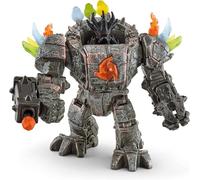 Master Robot et sa Mini Creature, coffret figurine robot de 20 pièces avec pièces mobiles et rotatives, jouet robot pour enfants dès 7 ans - schleich 42549 ELDRADOR CREATURES