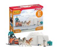 Schleich 42558 Expédition en Antarctique, dès 3 Ans, Wild Life - Coffret, 19 pièces