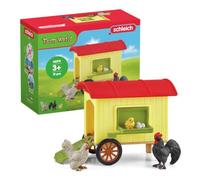 Schleich 42572 Poulailler, dès 3 Ans, Farm World - Coffret, 5 pièces